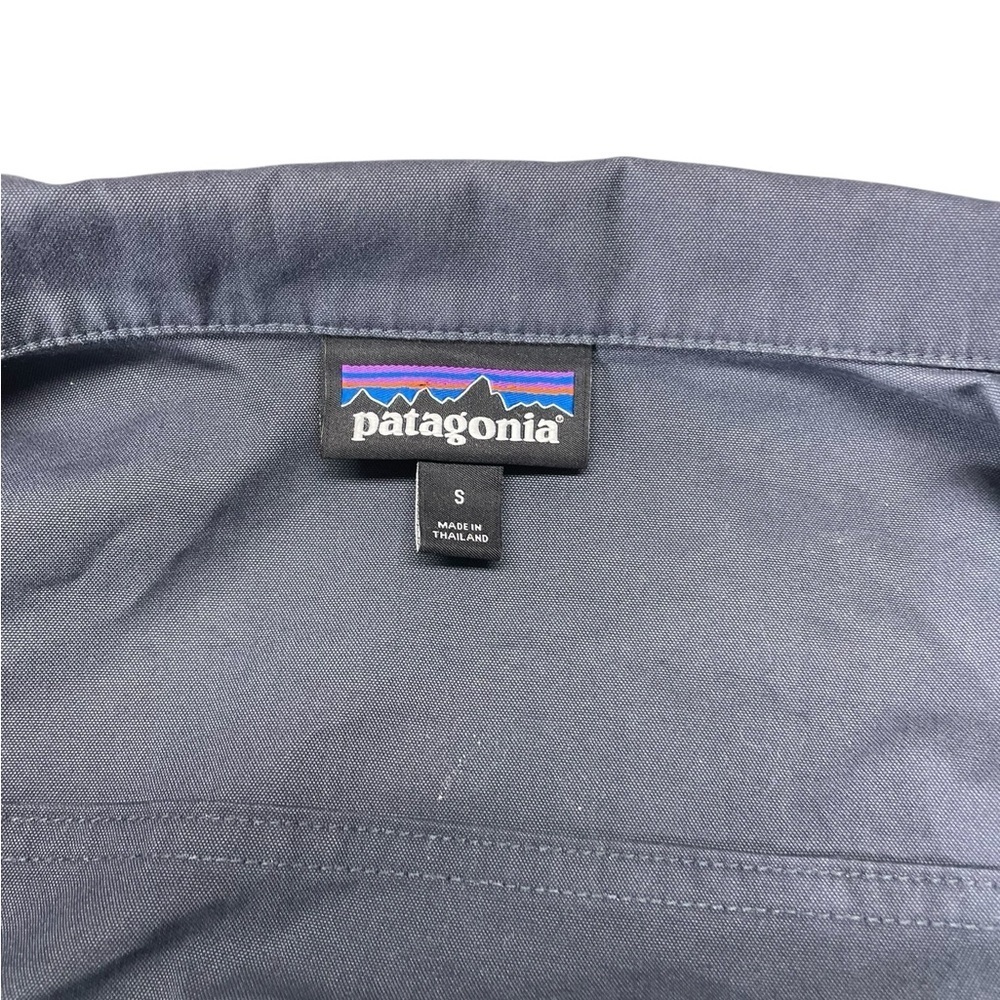 Patagonia Womens Prairie Dusk Barn Jacket Smolder Blue Military Style Coat Sz S - Picture 14 of 16